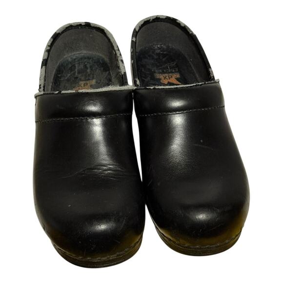 Dansko XP 2.0 Professional Black Leather Nursing Clogs Women's Size 37 6.5-7 - Picture 3 of 9
